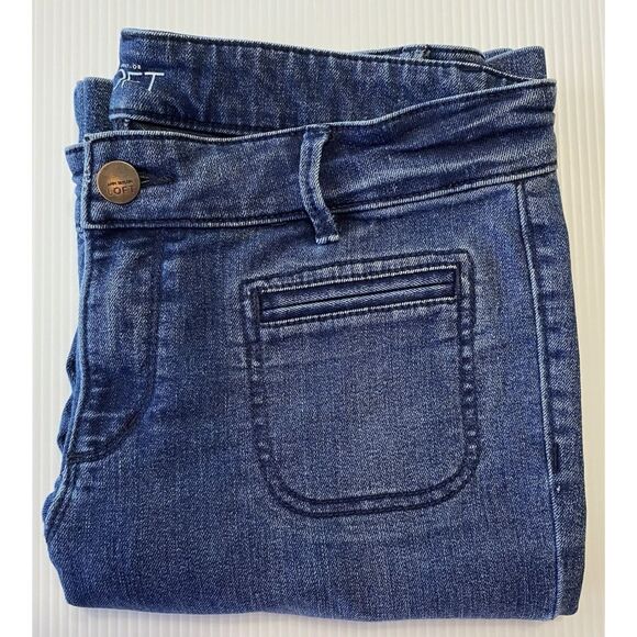 Ann Taylor Loft Modern Fit Denim Bootcut Jeans Size 8T (Fit 32wx33.5L) - Picture 5 of 12